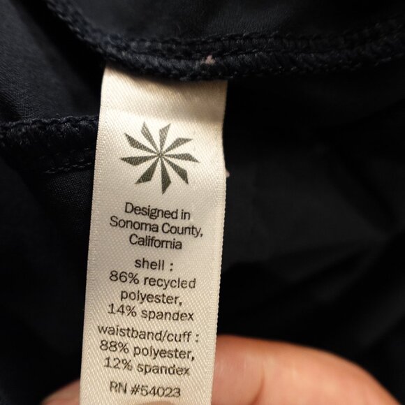 Athleta Soho Jogger Pants Women’s Size 6 Abyss Blue 28" Inseam Travel Athleisure - Picture 11 of 12